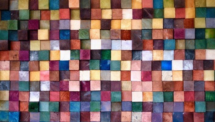 Techniques for modelling rooms using colours and patterns.